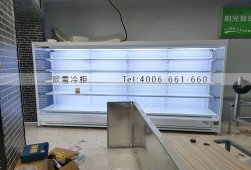水果柜-福建莆田水果店四米保鮮風(fēng)幕柜選購(gòu)